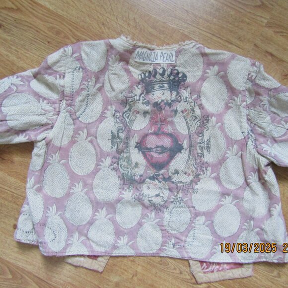 Magnolia Pearl Jacquard Sirsi Jacket 592 In Soleil En Rose - Picture 6 of 10